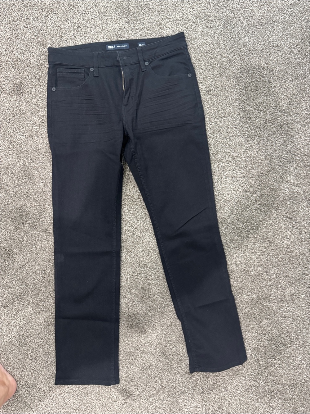 BKE Men’s Slim Straight Jeans in Black- worn one time!